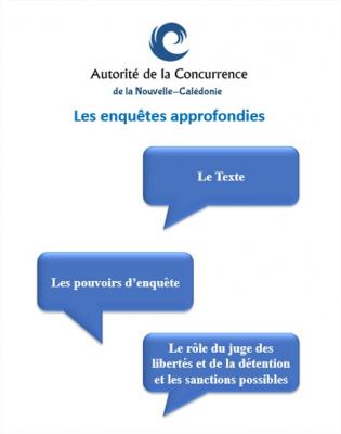 Publication d'une brochure de présentation des enquêtes approfondies du service d'instruction de l'Autorité de la concurrence